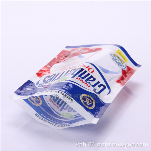 High quality Printed Stand up plastic zipper feed bags